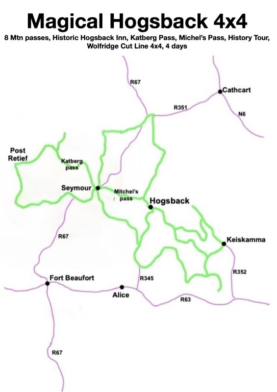 Magical Hogsback Map
