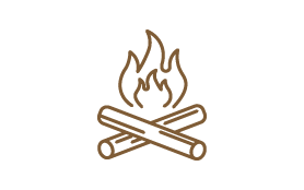 Braai wood provided